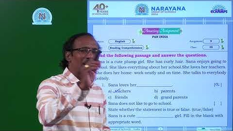 31ST JUL PAN INDIA CLASS III ENGLISH ASSIGNMENT 9 KEY