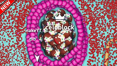 Snake.Io 🐍 Pro Giant Snake Vs Troll Tiny Snake! Best Snakeio Gameplay