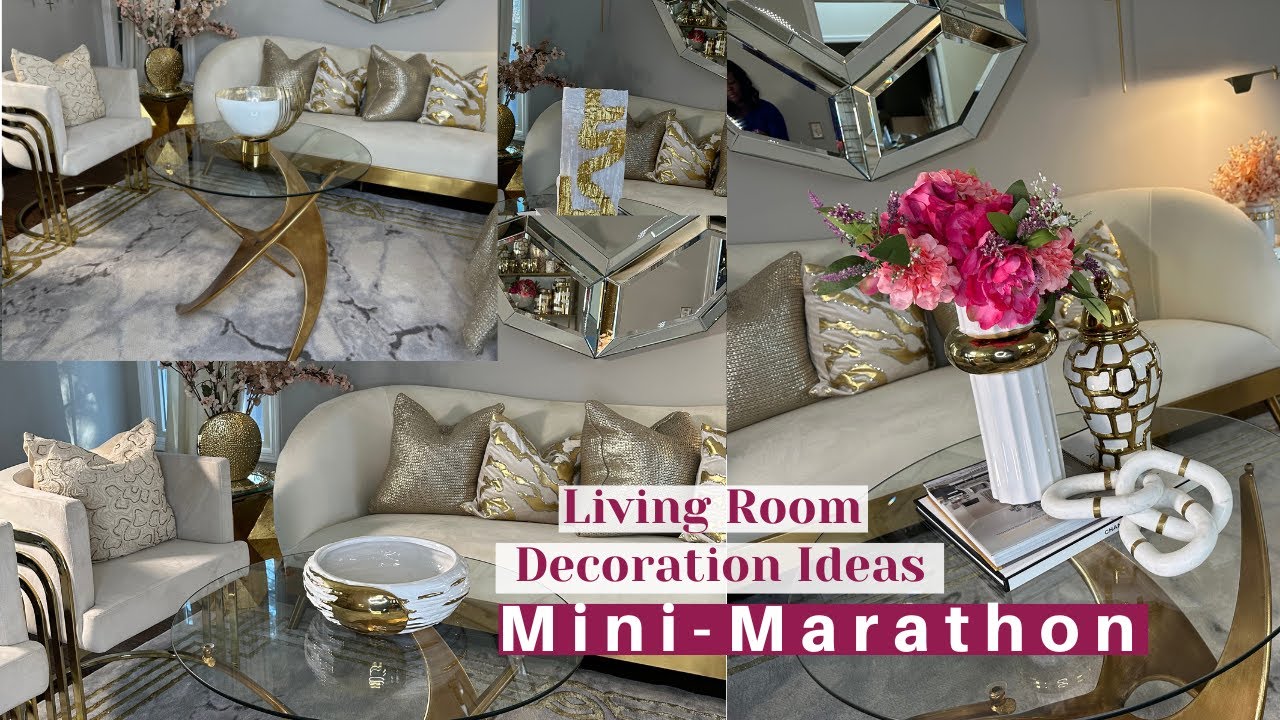 LIVING ROOM DECORATION IDEAS - MINI MARATHON 