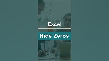 Hide Zeros in Excel | Excel Tips and Tricks #shorts