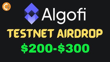 Algofi Testnet Airdrop | Complete Guide on Algofi Airdrop | Algorand