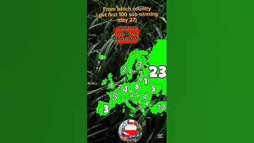 From which country I get first 100 sub winning (day 27)#shorts #short #feed #mapping #mapper #map