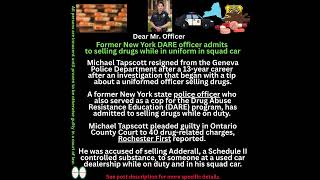 Former NY DARE Officer Charged with Selling Drugs from Cruiser in Uniform. #shorts #fyp #subscribe