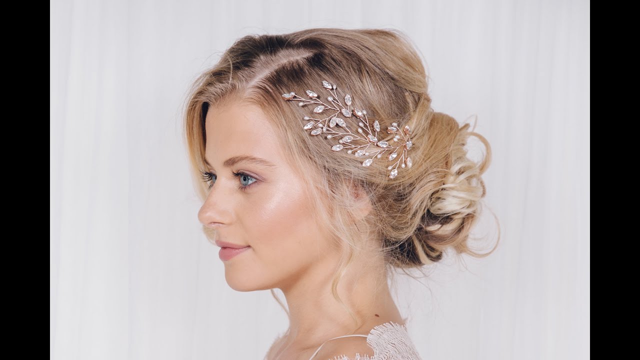 VIDEO: How to use bridal hair pins to create different wedding looks -  Debbie Carlisle