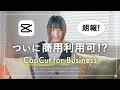 【朗報】CapCutがついに商用利用可能に!?CapCut for Business