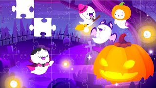 Fantasminhas Halloween | Kids Halloween Ghost | Quebra Cabeça Puzzle KIDS | Game Jogo Relaxante screenshot 1