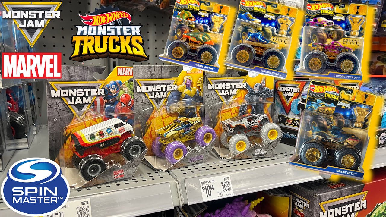 Найдено новое коллекционное издание Spin Master Monster Jam MARVEL Series 5! Hot Wheels Monster T...