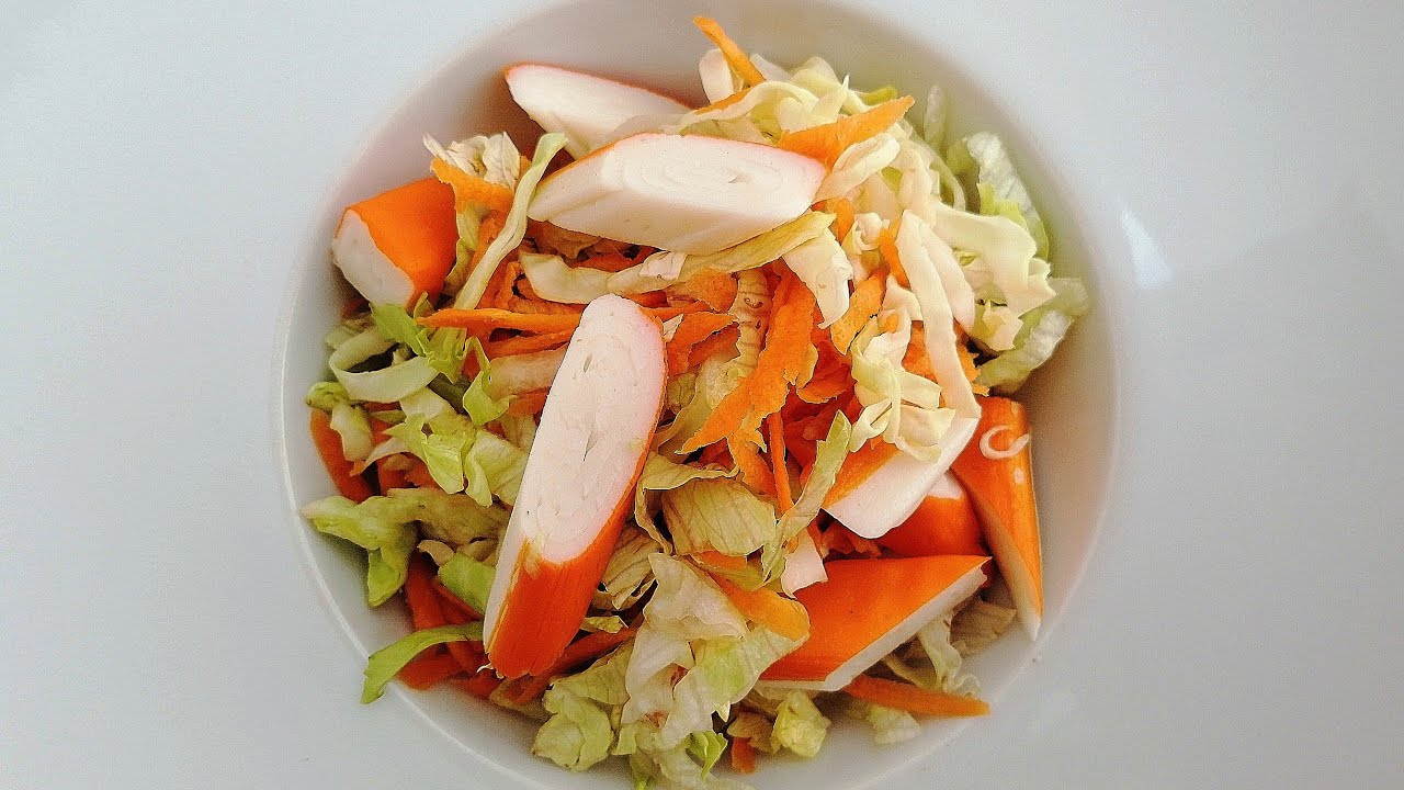 Ensalada De Cangrejo Y Lechuga ENSALADA DE CANGREJO 🦀 ensaladas fit 🦀 #cocinafacilconivan - YouTube