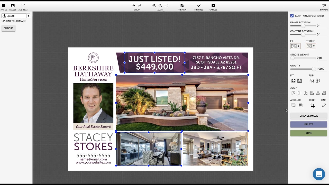 Berkshire Hathaway Postcard Template