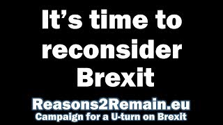 It's time to reconsider Brexit