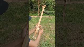 หนังสติ๊กอันทรงพลัง วัสดุที่ทำจากไม้ #wooden slingshot  #accurate slingshotุ