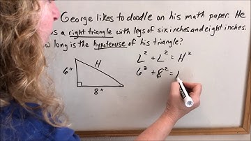 Lesson 10 - Right Triangles and Pythagorean Theorem