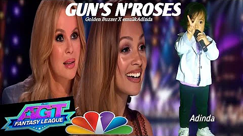 Golden Buzzer Filipino Contestant makes jury cry when Singing Gun's N'Roses Song with Strange Baby