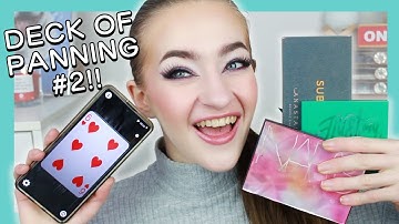 DECK OF PANNING PROJECT PAN #2!! (even more eyeshadow... help)