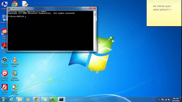 Microsoft office 2007 0day exploit ~~~~