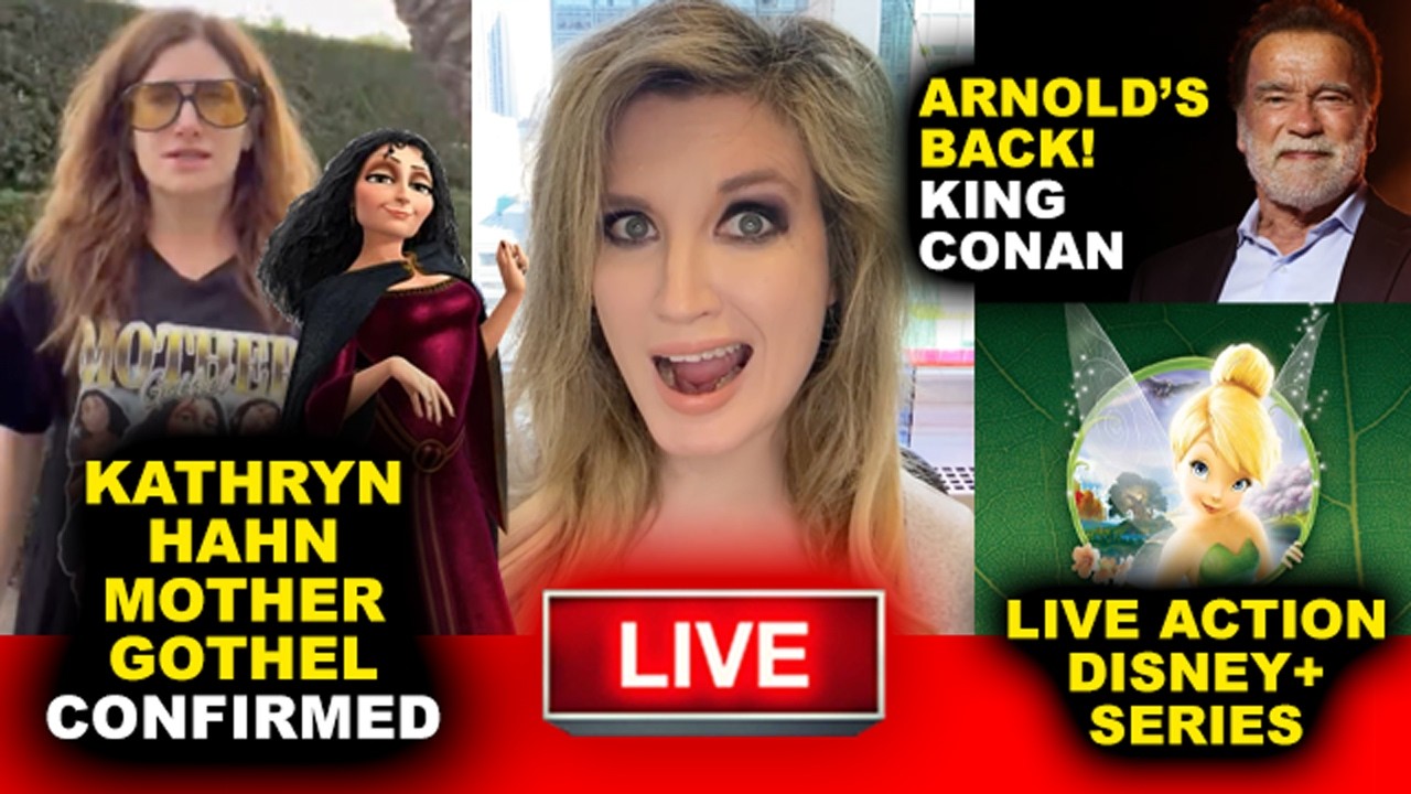 Kathryn Hahn is Mother Gothel! Arnold Schwarzenegger King Conan! Tinker Bell Live Action Disney Plus