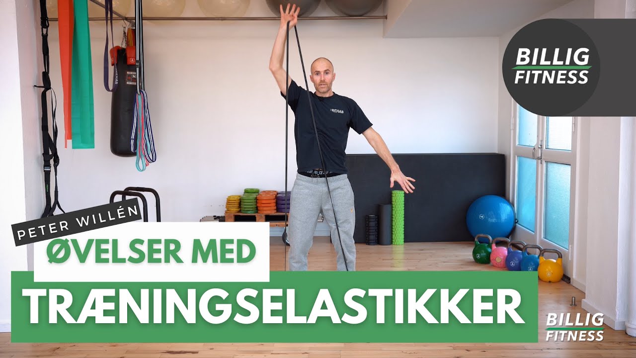 Hvordan bruger man træningselastikker? Se de bedste øvelser med træningselastikker! [GUIDE]