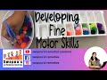 Developing fine motor skills for children with autism pencil grip  improve sitting tolerance 