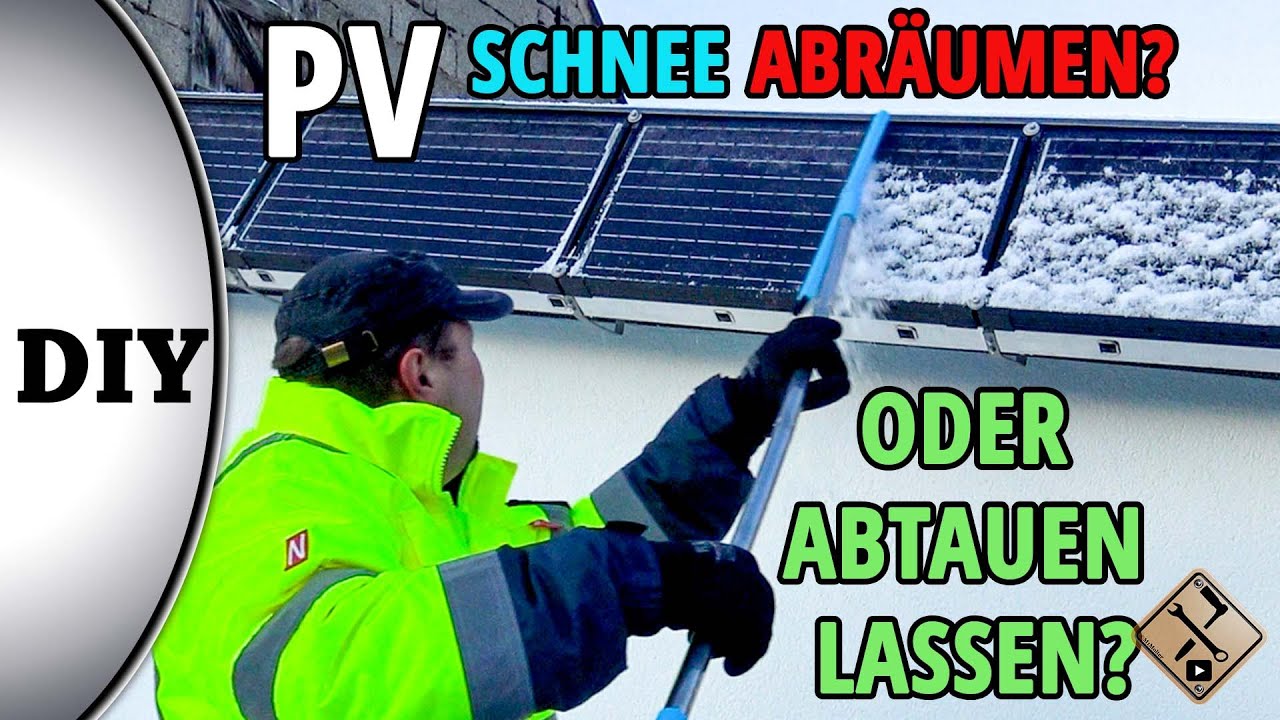 Photovoltaik Solaranlagen Schnee entfernen Winter-Set Aluminium