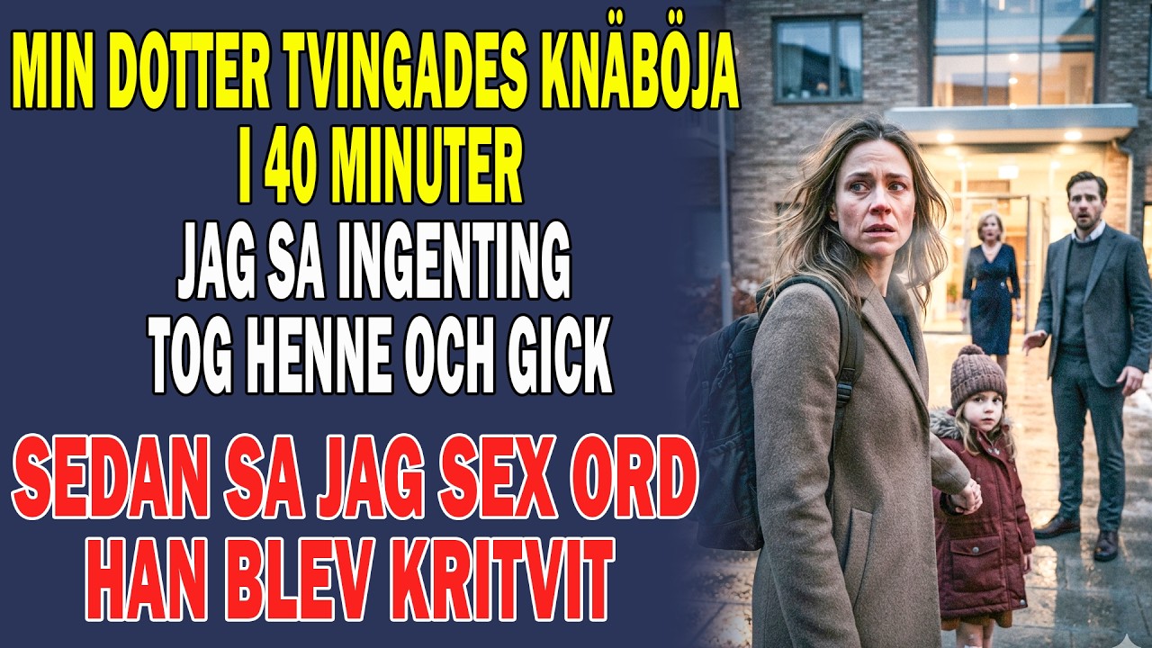 Jag tryckte upp dörren och möttes av dödstystnad. Min femåriga dotter stod på knä på klinkergolvet, knäna blödande. Hennes farmor åt solrosfrön och skrek: "Odugling!" Fem år av förolämpningar om...