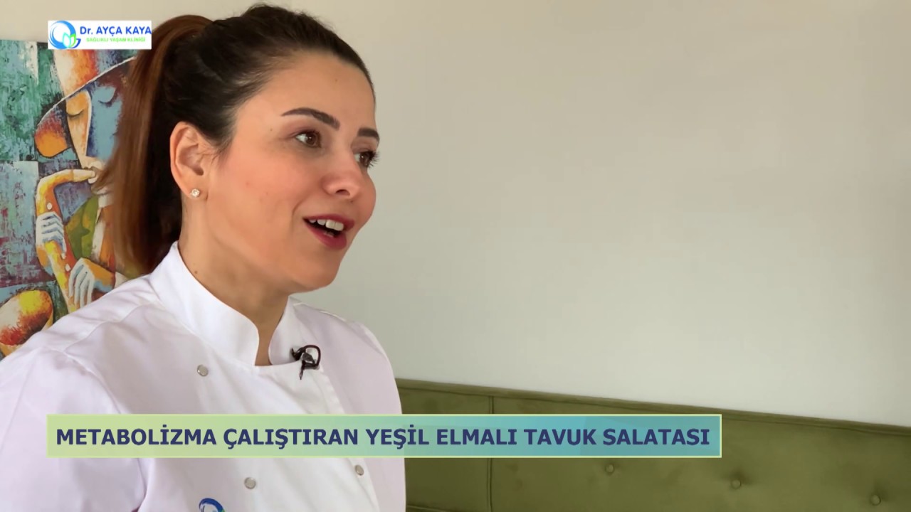 YEŞİL ELMALI TAVUK SALATASI