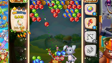 Forest Rescue Bubble Pop Level 33