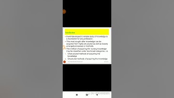 Methods of Acquiring knowledge