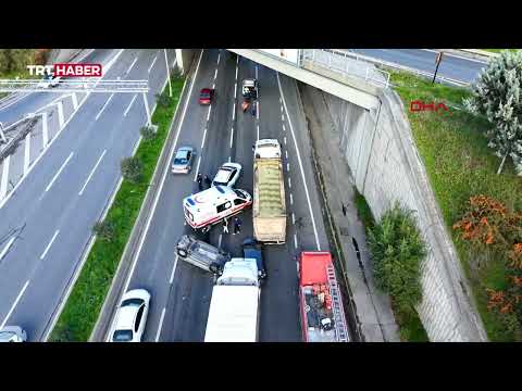 Bağcılar'da zincirleme kaza: Yaralılar var