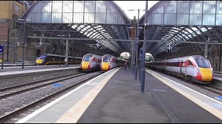 Trains at London Kings Cross, ECML, 25/10/2021 (1080p HD)