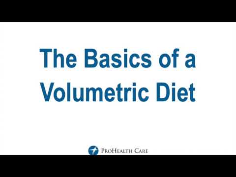 The basics of a volumetric diet