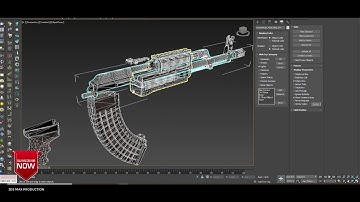 AK 47 model for 3ds max