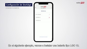 Configuración del inversor trifásico StorEdge con SetApp | España