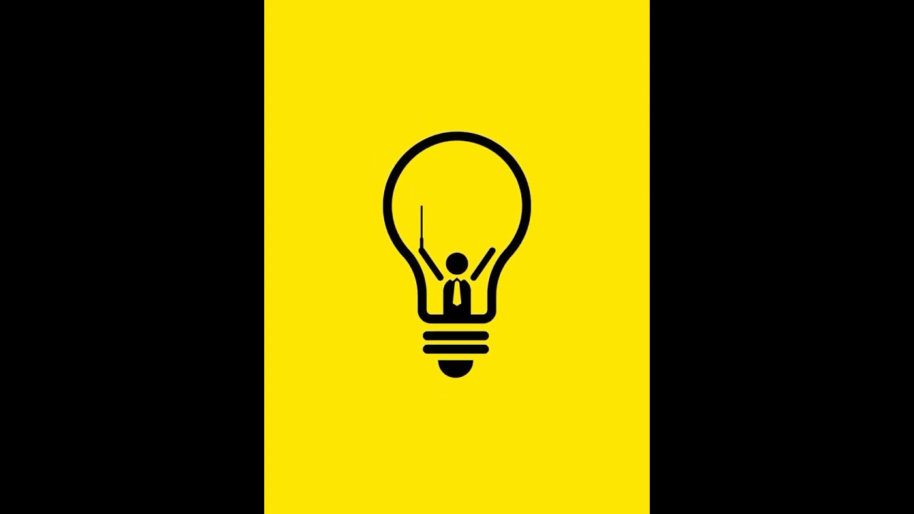 Adobe Illustrator Design Logo Ideas Lamp and Man 