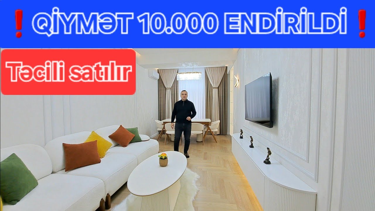 Şəhərin mərkəzində tam əşyalı texnikalı mənzil.077-546-96-96 Əşrəf bəy