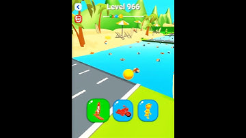 Shape shifting Level 966 Funny Race Gameplay #shorts #shapeshifting #gameplay