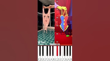 Pomni wants to show something: Original VS Animation | TADC (@tieanimation) - Octave Piano Tutorial