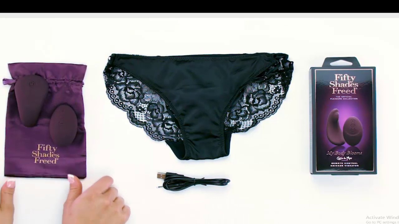 Fifty Shades Grey Rechargeable Wireless Vibrating Panty - YouTube