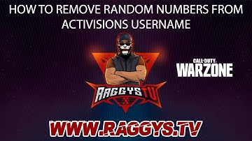 How To Remove The Random Numbers From Your Activision Username