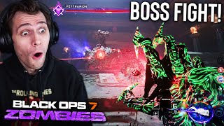 ASHES OF THE DAMNED BOSS FIGHT REACTION! (Black Ops 7 Zombies Easter Egg Ending)