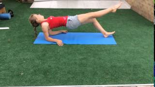 Single Leg Reverse Plank