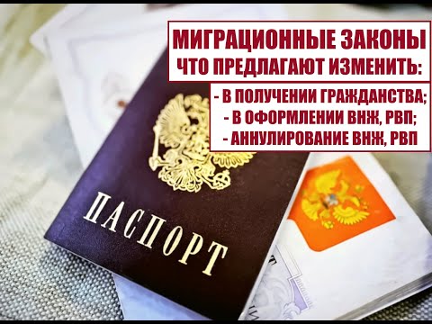 МИГРАЦИОННЫЕ ЗАКОНЫ. Что предлагают изменить для мигрантов в получении гражданства, ВНЖ, РВП. Юрист
