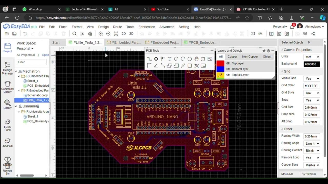 All in one LFR (Line Following Robot) By using Arduino nano & Esp 32 ...