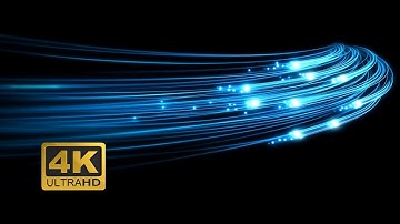 4K High-Speed Data Transfer animated background | Blue Glowing Light Lines & Stars