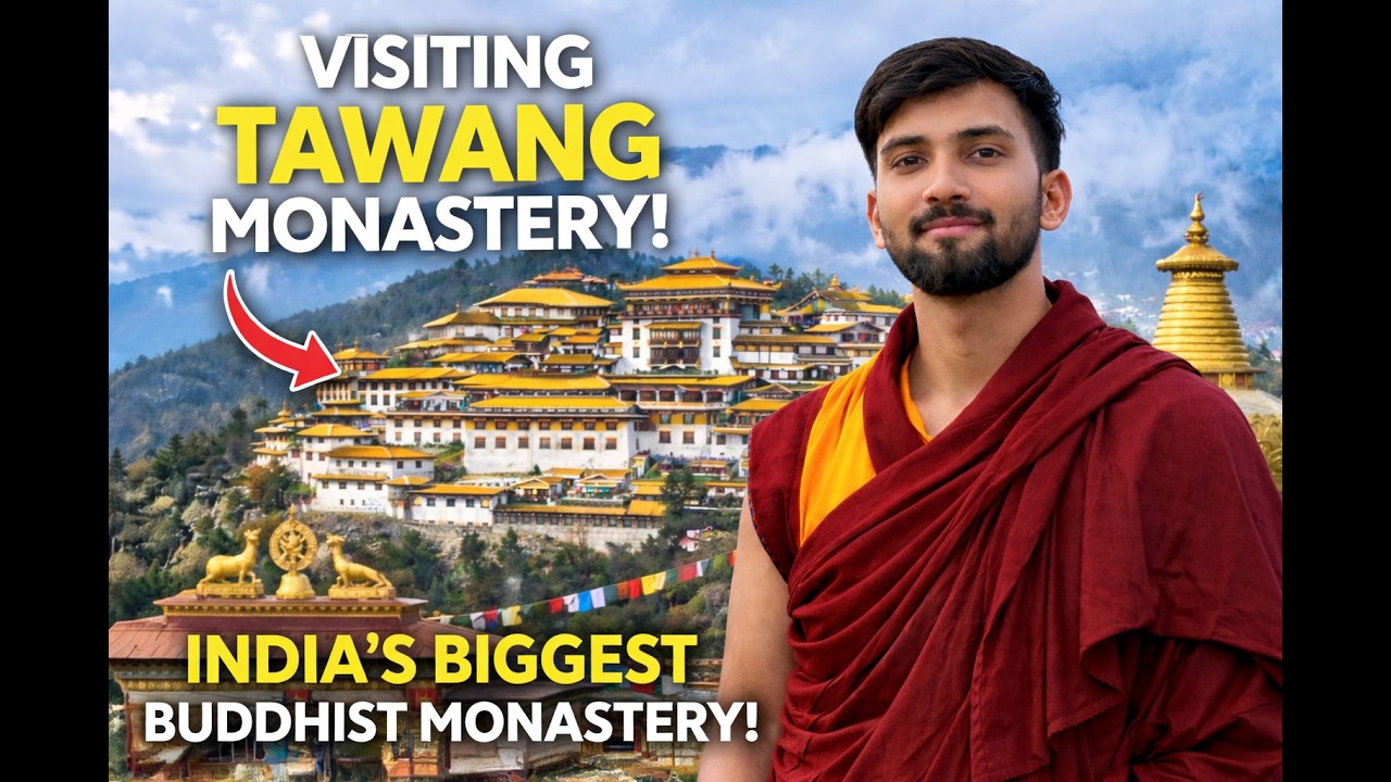 Tawang Monastery Vlog India's Biggest Buddhist Monastery in Arunachal Pradesh