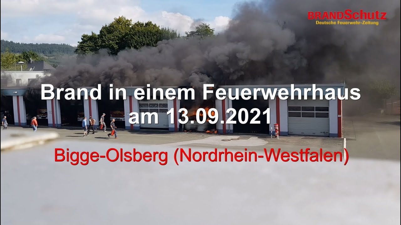 Brand im Feuerwehrhaus des Löschzugs Bigge-Olsberg (BS 1/2022)