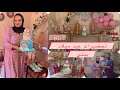 تحضيرات عيد ميلاد بنتي الأول