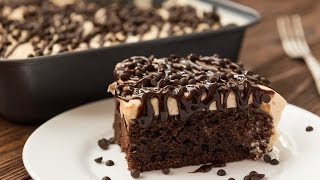 Print recipe:
http://dessertrecipescorner.com/heaven-sent-chocolate-cake-brown-sugar-frosting/2/