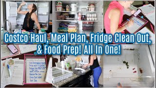 Costco Haul, Meal Planning, Satisfying Fridge Clean Out, & Food Prep!