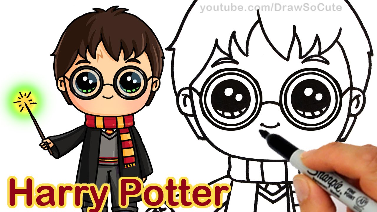 Download Harry Potter Drawings Easy Broom - coloring pages for kids