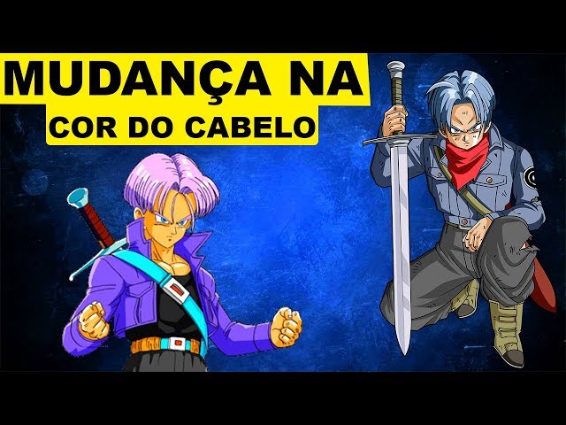 Dragon Ball Z Trunks Do Futuro Cabelo Longo Mrpunkha